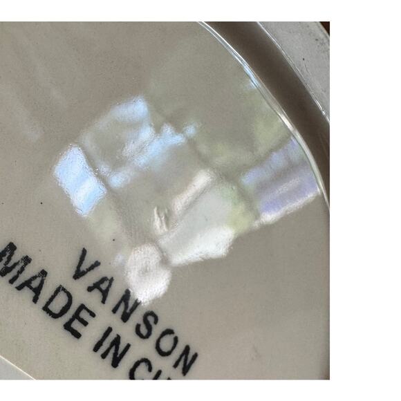 Vanson Basketweave Fall Harvest Ceramic Teapot - Picture 3 of 6